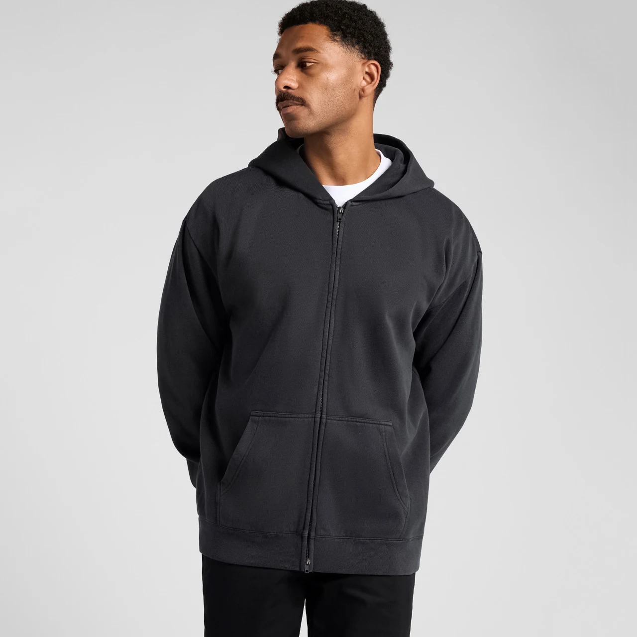 Relax Faded Zip Hood - Detail View 7