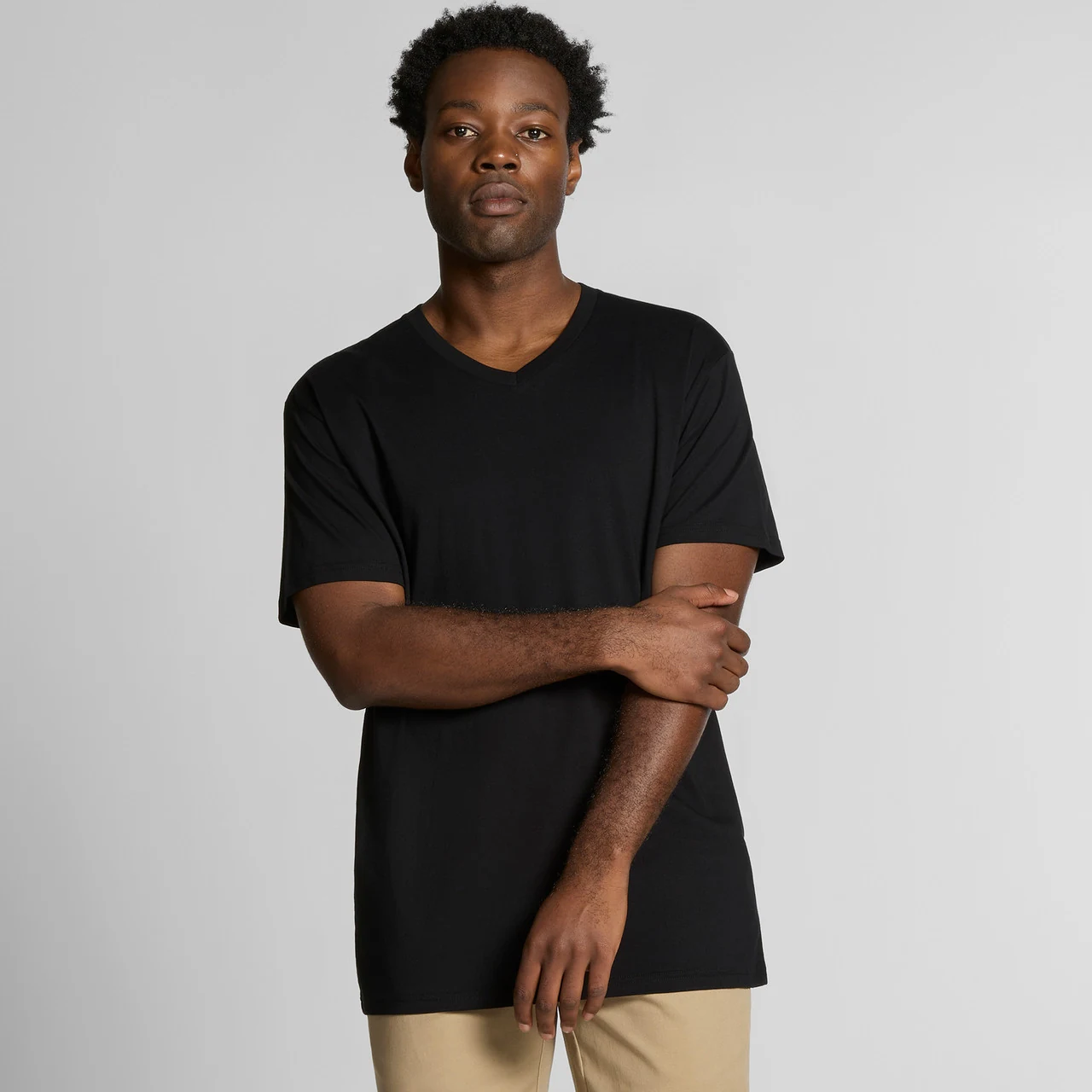 Staple V Neck Tee - Detail View 7