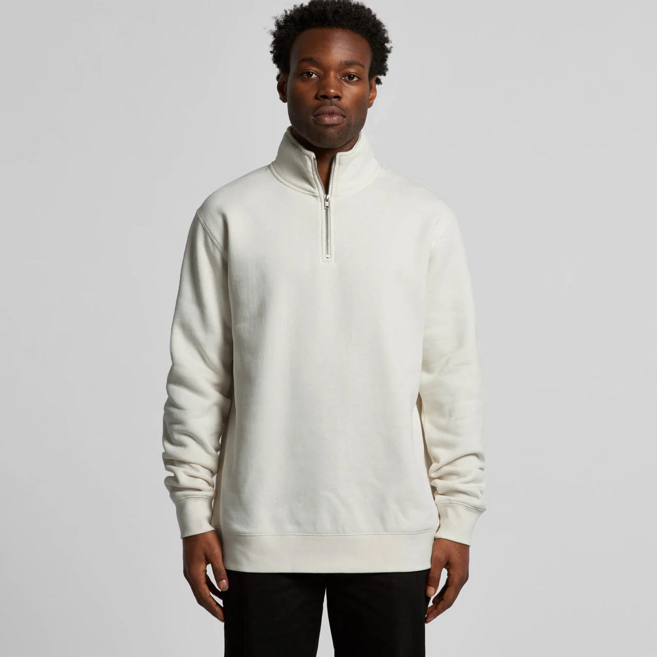 Stencil Half Zip Crew - Detail View 2