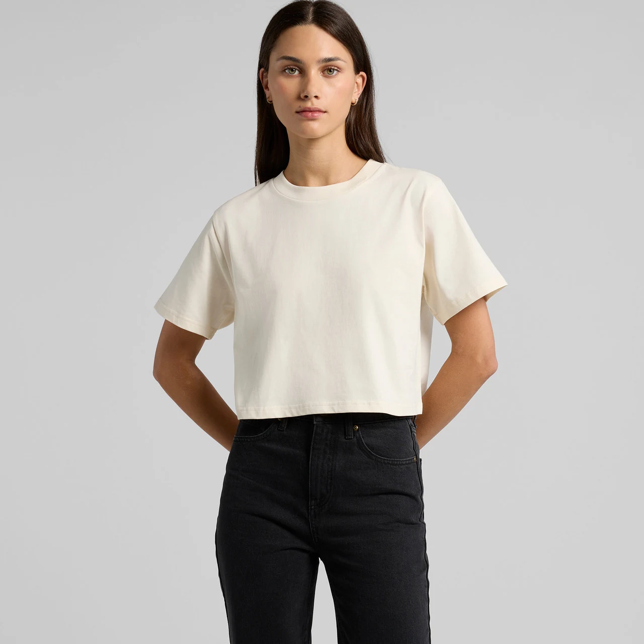 Wo's Classic Crop Tee Gallery Wo's Classic Crop Tee - Detail View 7