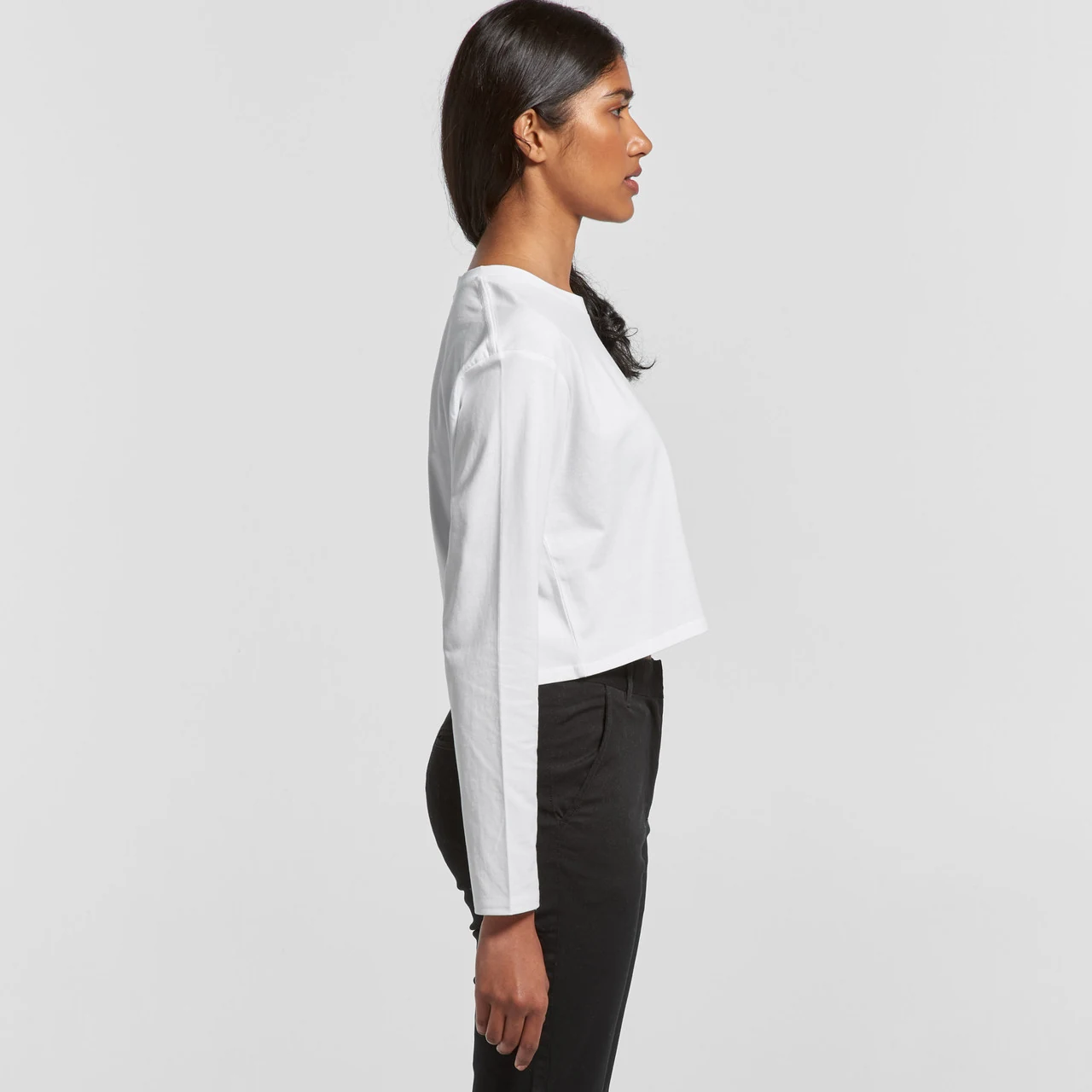 Wo's Crop L/S Tee - Detail View 5