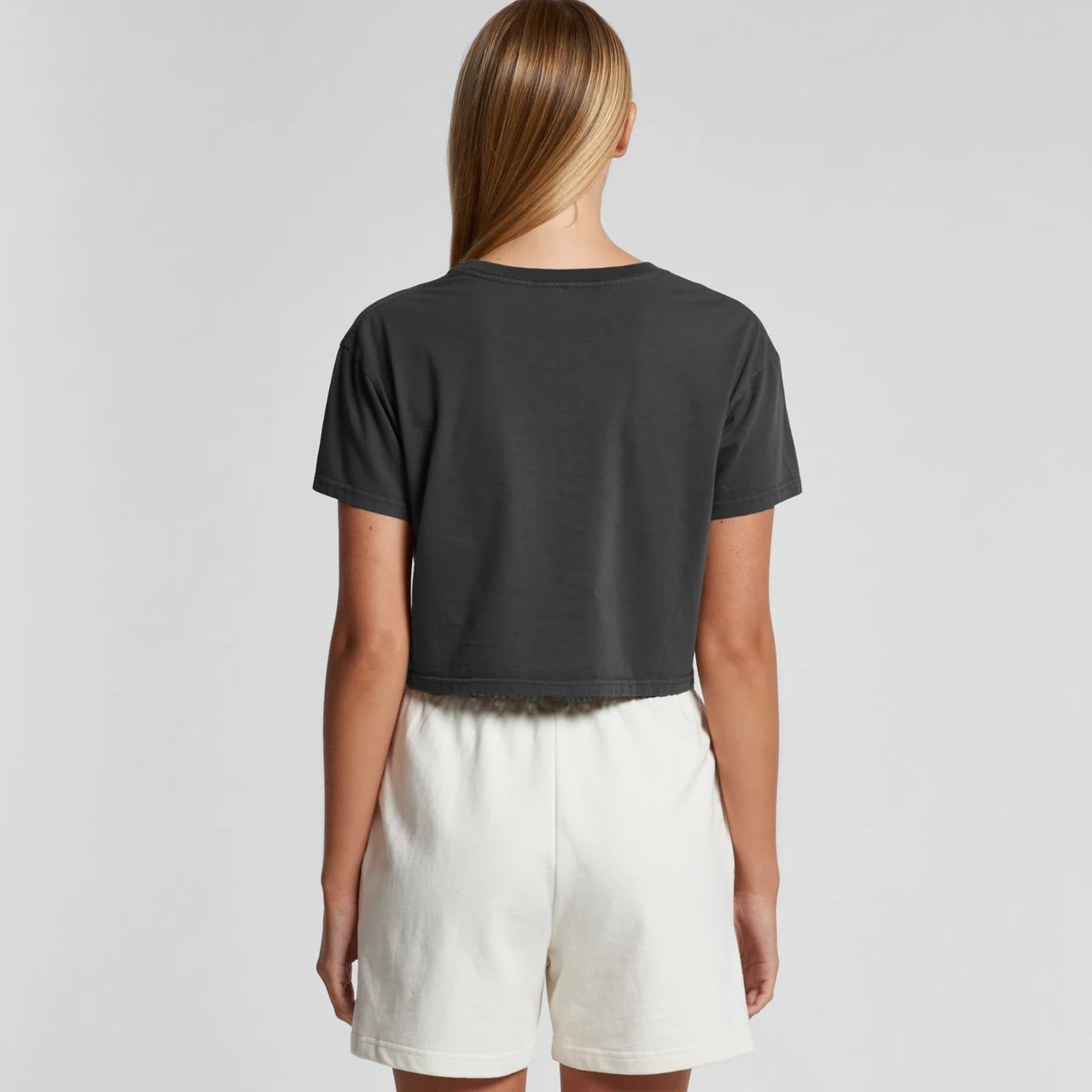 Wo's Faded Crop Tee - Detail View 6