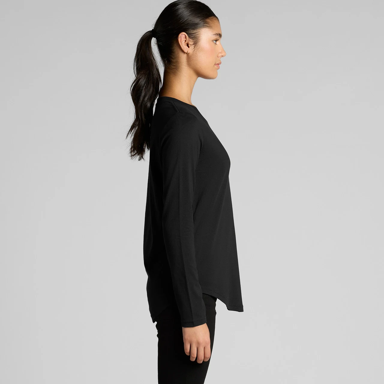 Wo's Maple Curve L/S Tee - Detail View 5
