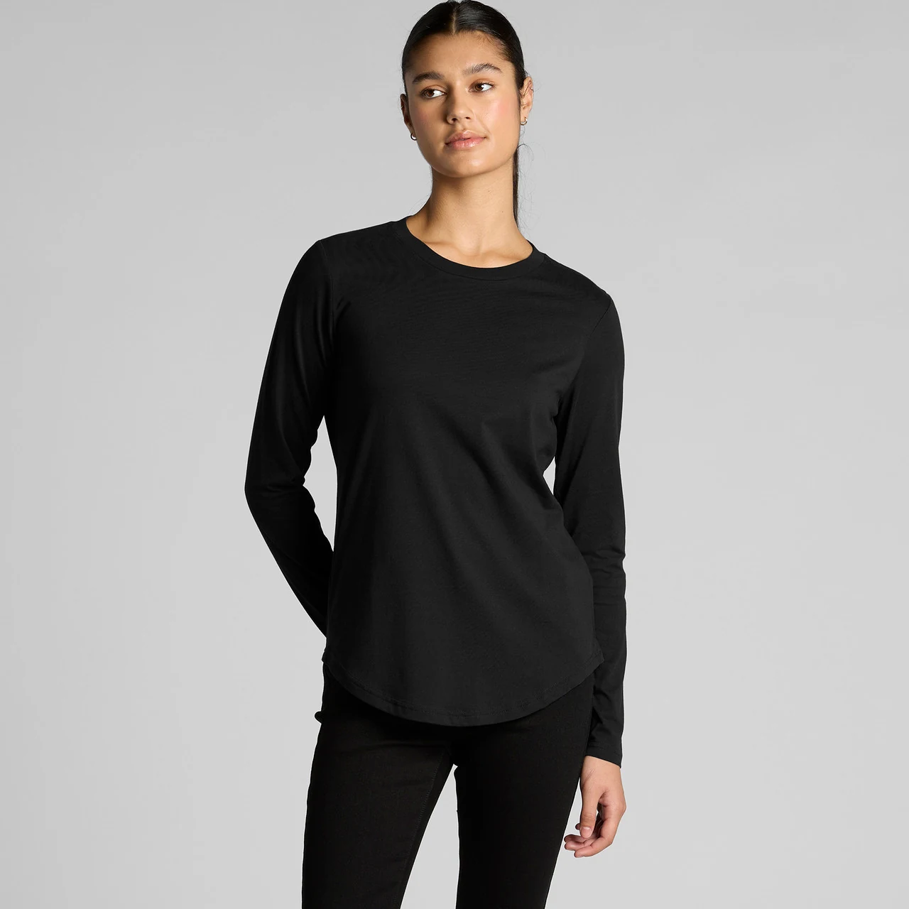 Wo's Maple Curve L/S Tee - Detail View 7
