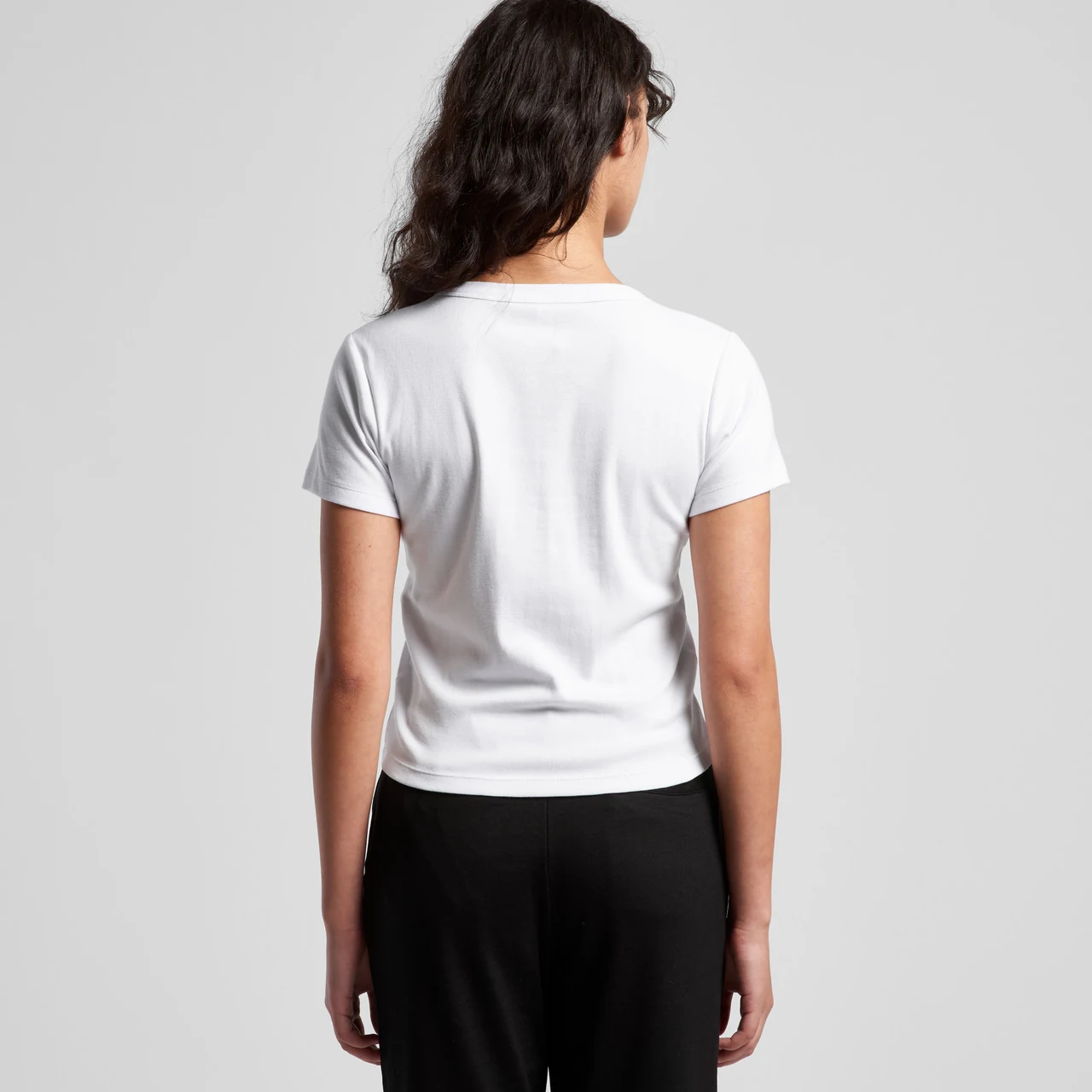 Wo's Organic Rib Baby Tee - Detail View 6