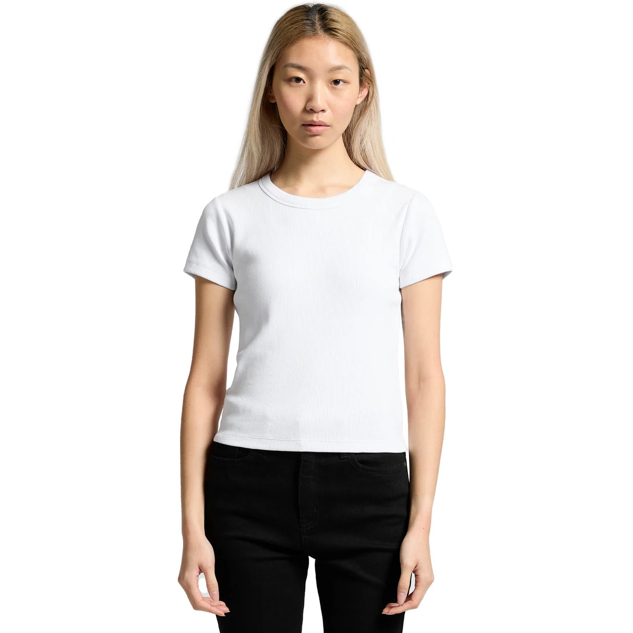 Wo's Organic Rib Tee - Detail View 3