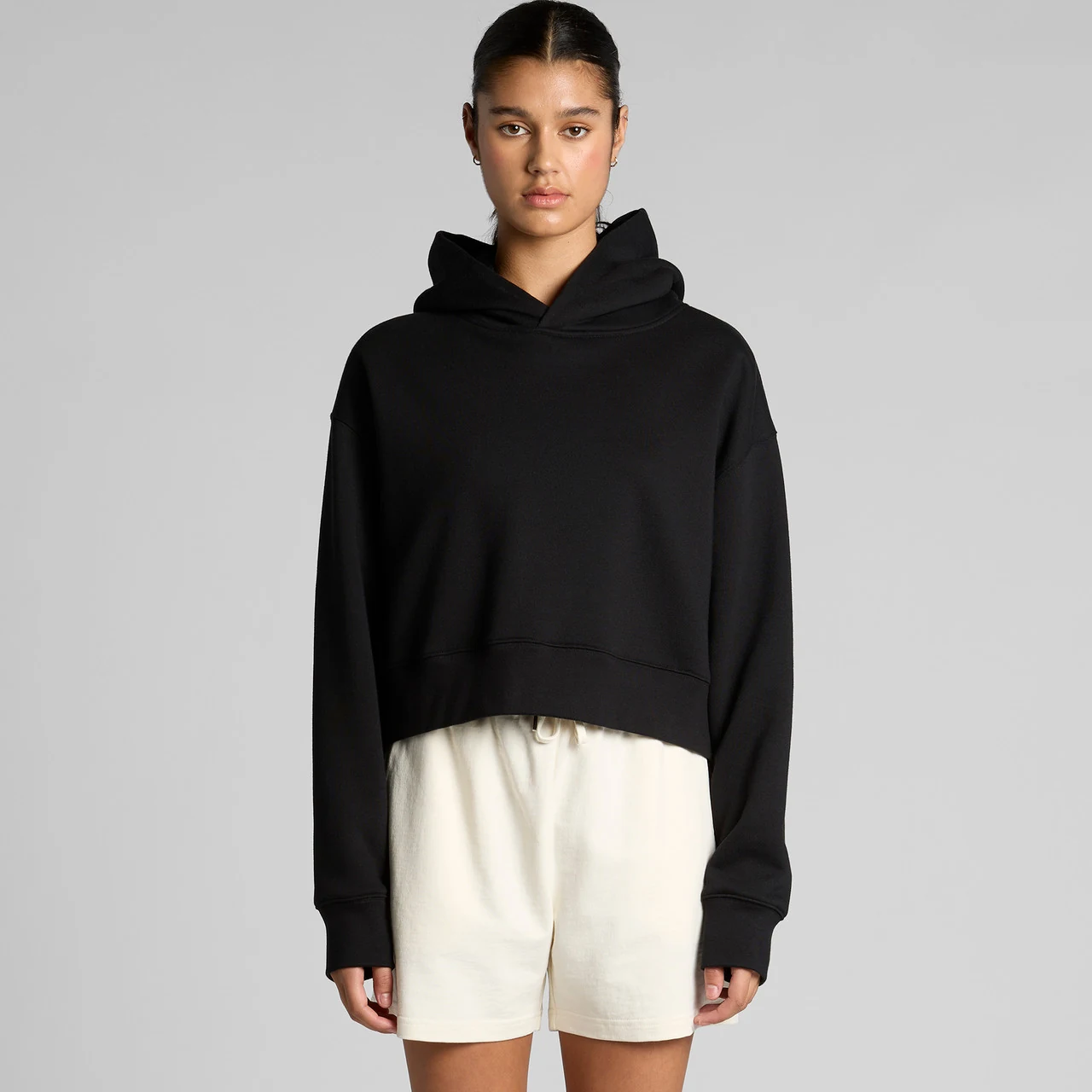Wo's Relax Crop Hood - Detail View 2