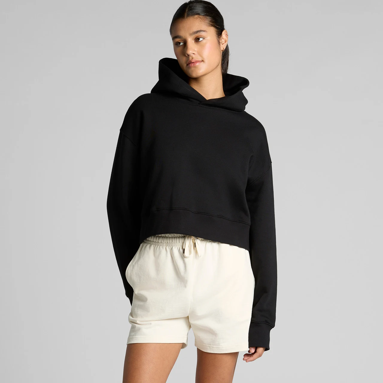 Wo's Relax Crop Hood - Detail View 7