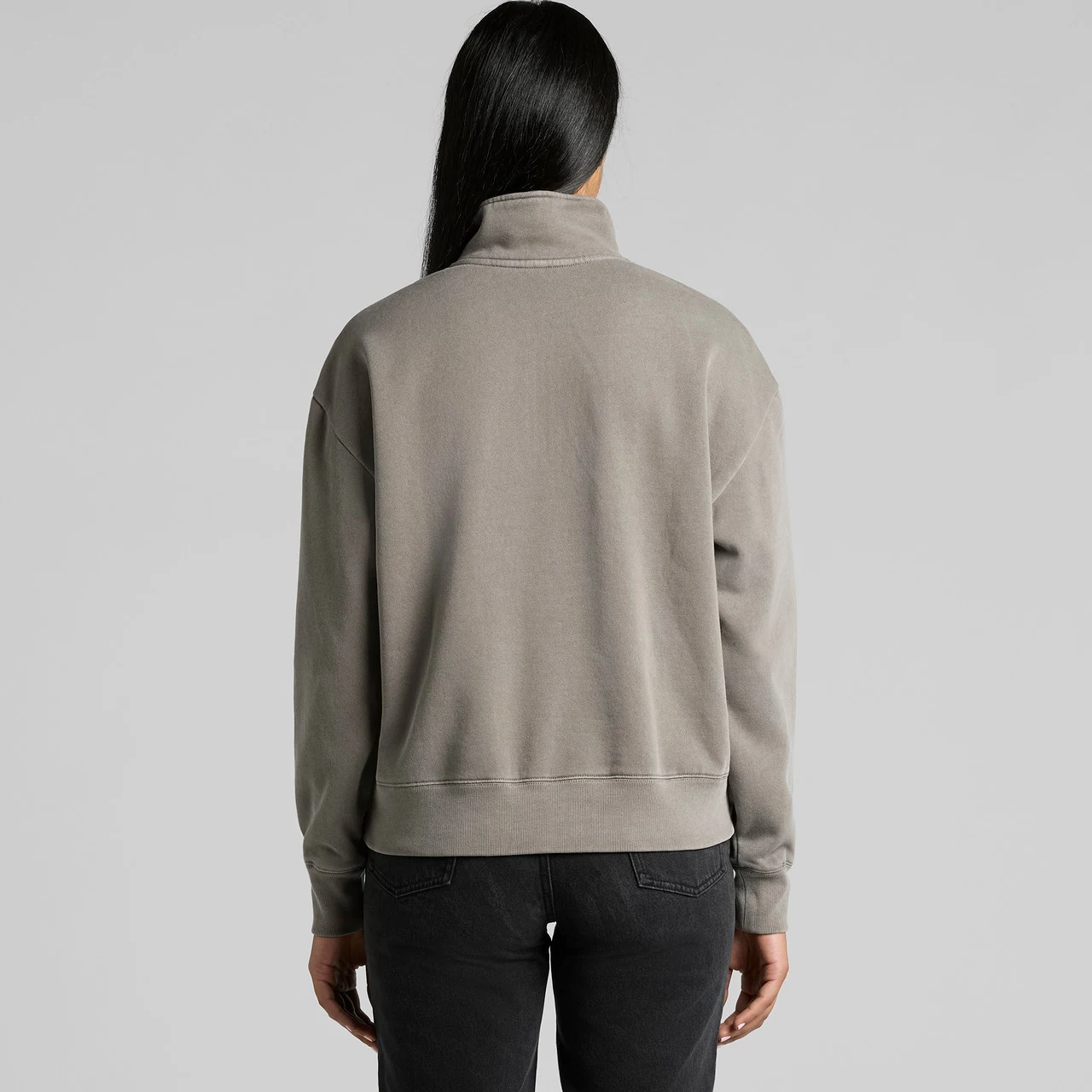 Wo's Relax Faded Half Zip - Detail View 6