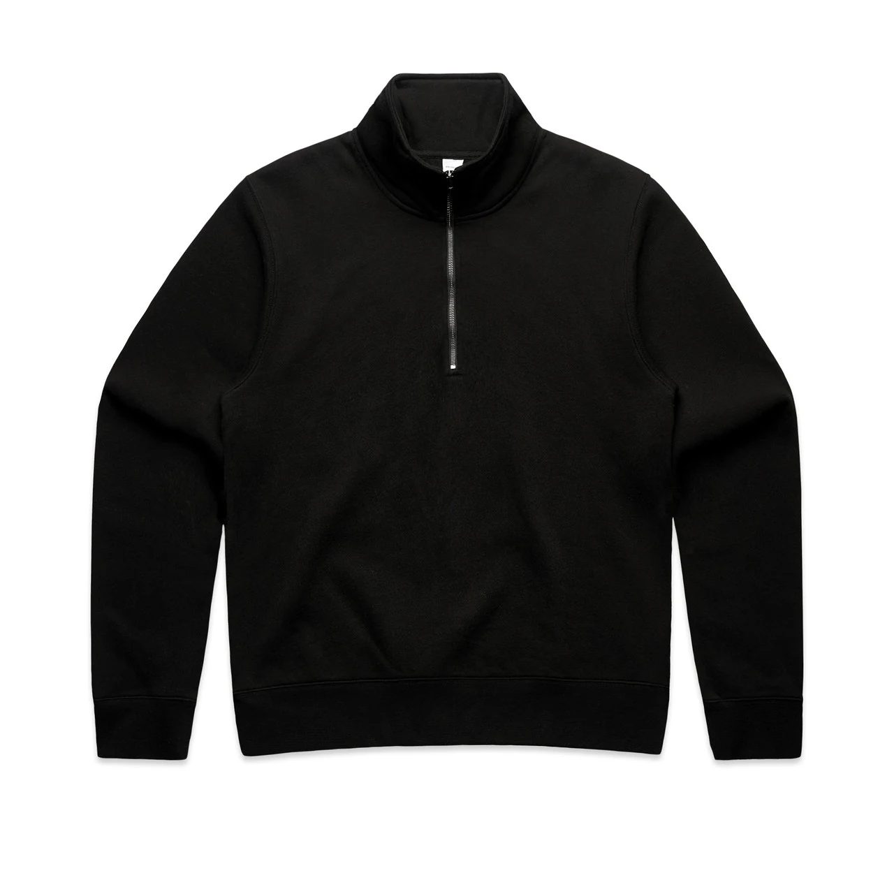 Wo's Stencil Half Zip Crew - Detail View 1
