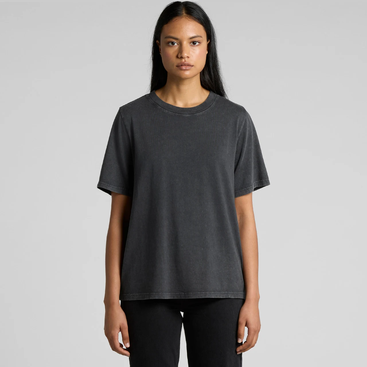 Wo's Stone Wash Heavy Tee - Detail View 2
