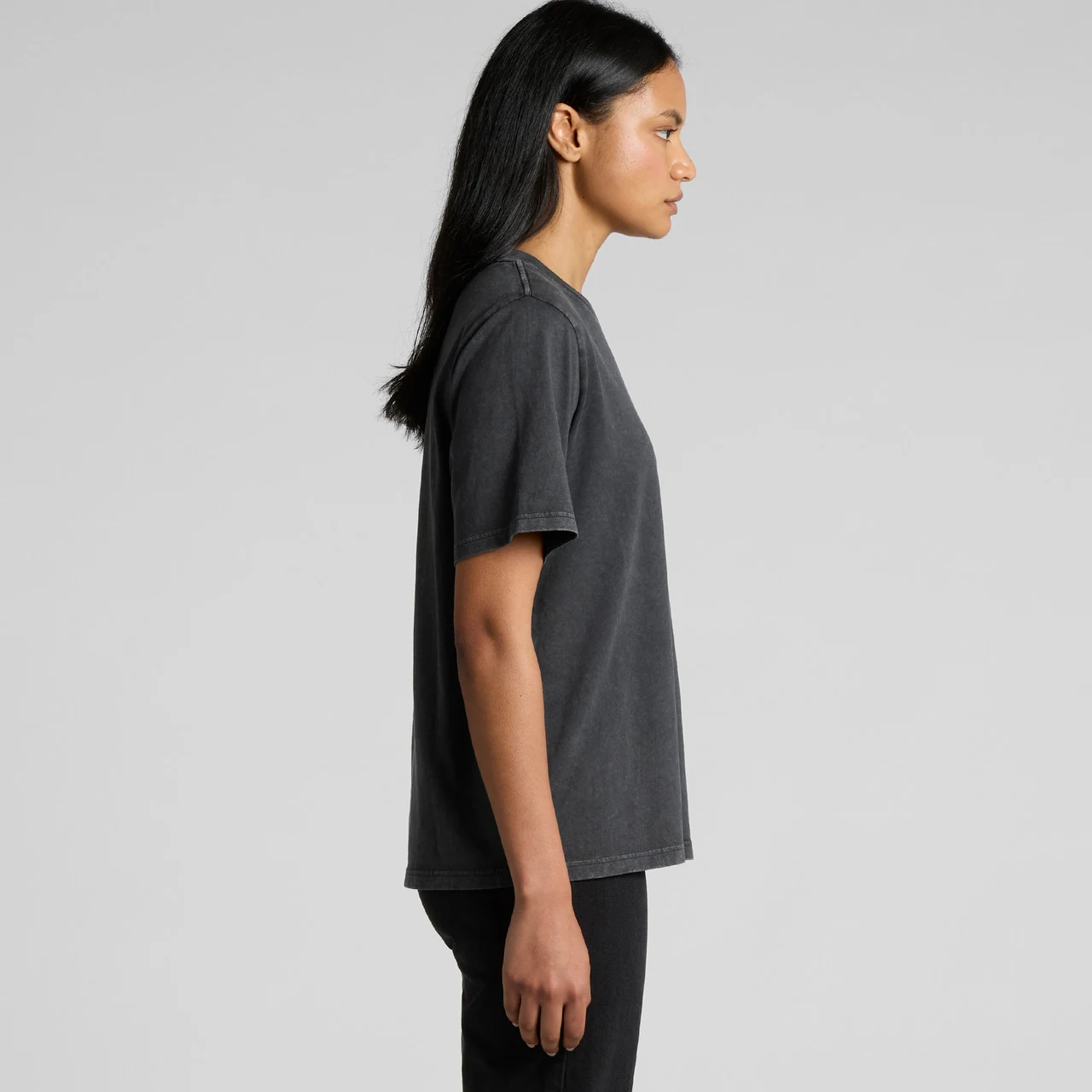 Wo's Stone Wash Heavy Tee - Detail View 5