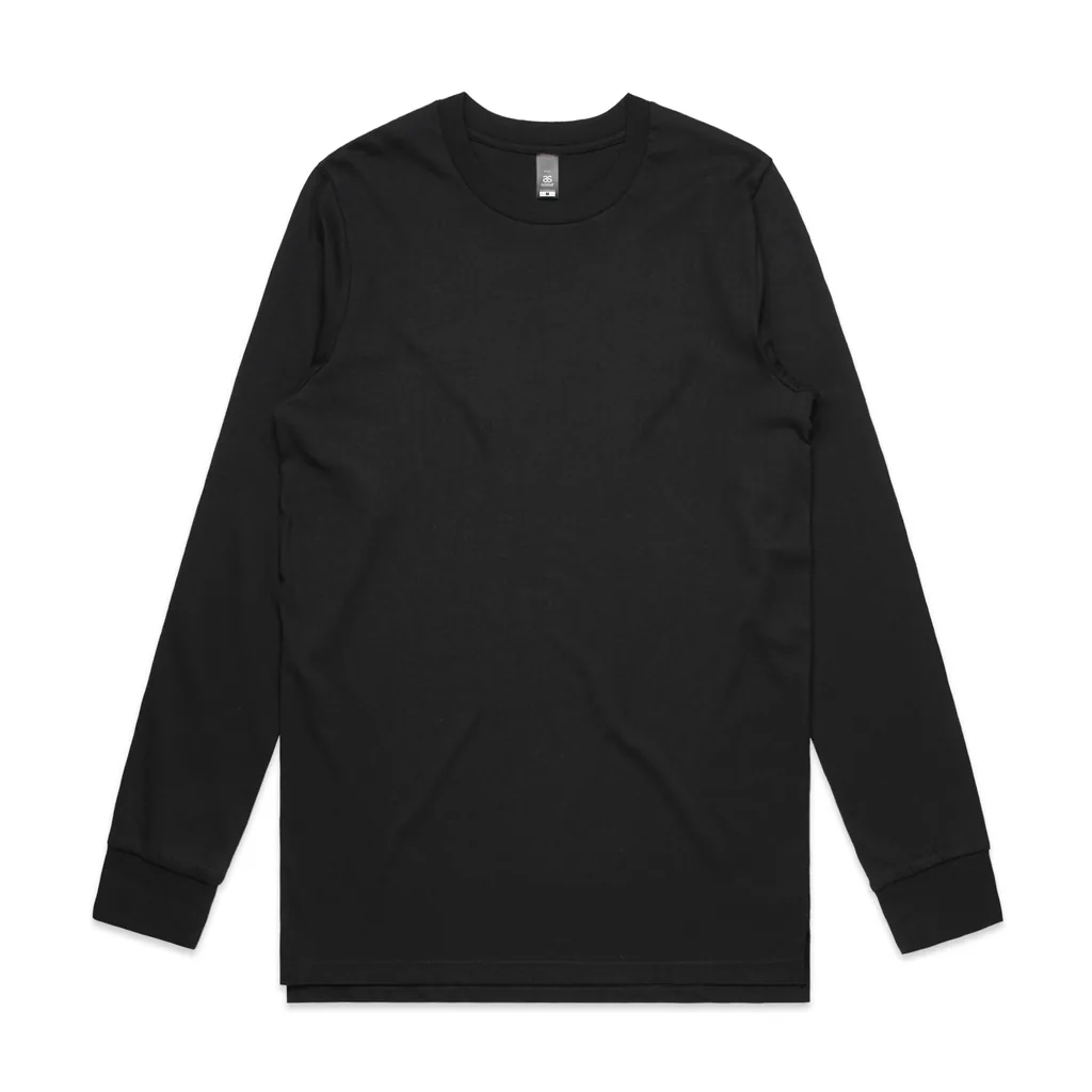 Custom-print long sleeve tee blank — Base L/S Tee, AS Colour style 5029