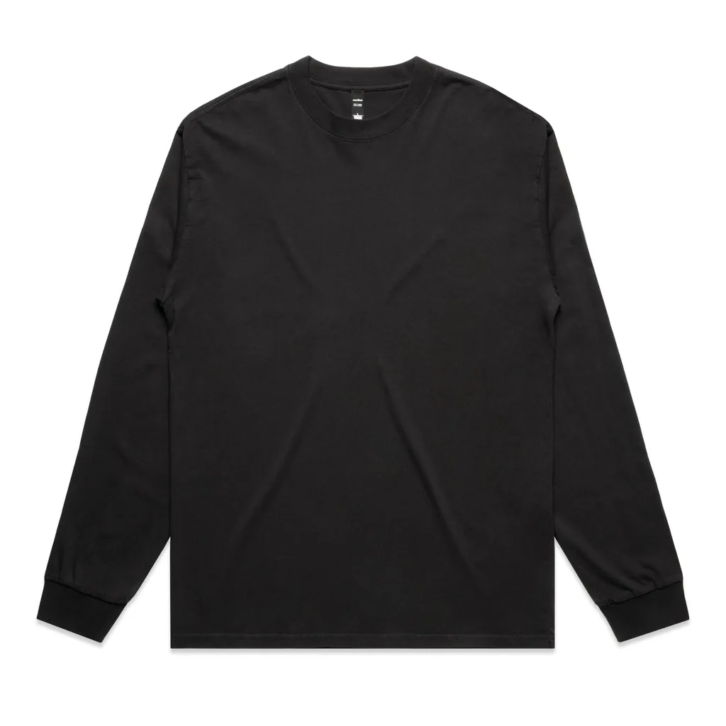 Custom-print long sleeve tee blank — Heavy Faded L/S Tee, AS Colour style 5083