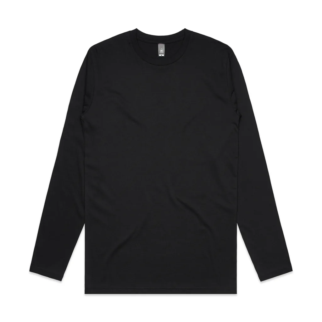 Custom-print long sleeve tee blank — Ink L/S Tee, AS Colour style 5009