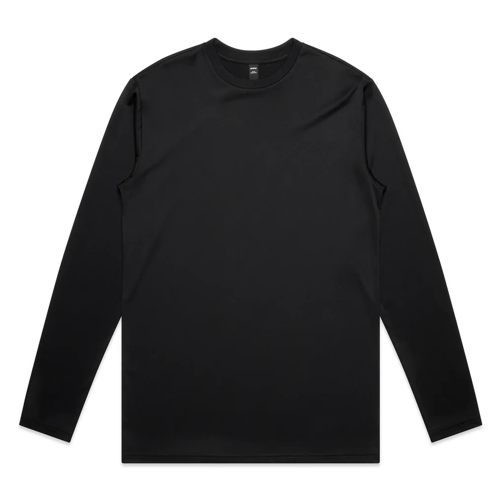 Custom-print long sleeve tee blank — Staple Active L/S Tee, AS Colour style 5020A