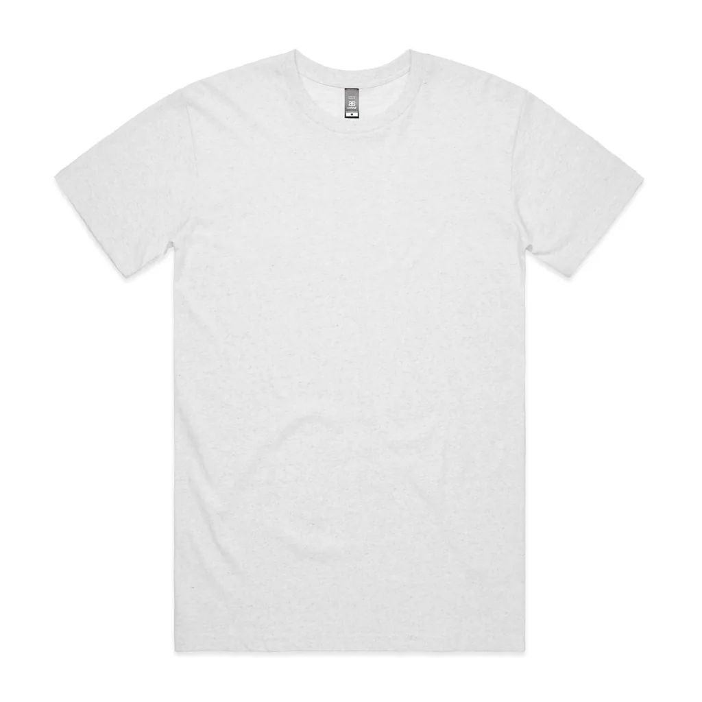 Custom-print t-shirt blank — Staple Heather Tee, AS Colour style 5001M