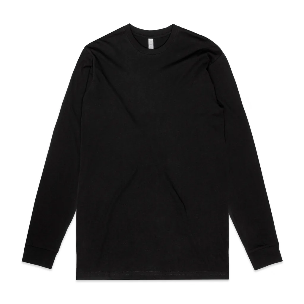 Custom-print long sleeve tee blank — Staple Organic L/S Tee, AS Colour style 5020G