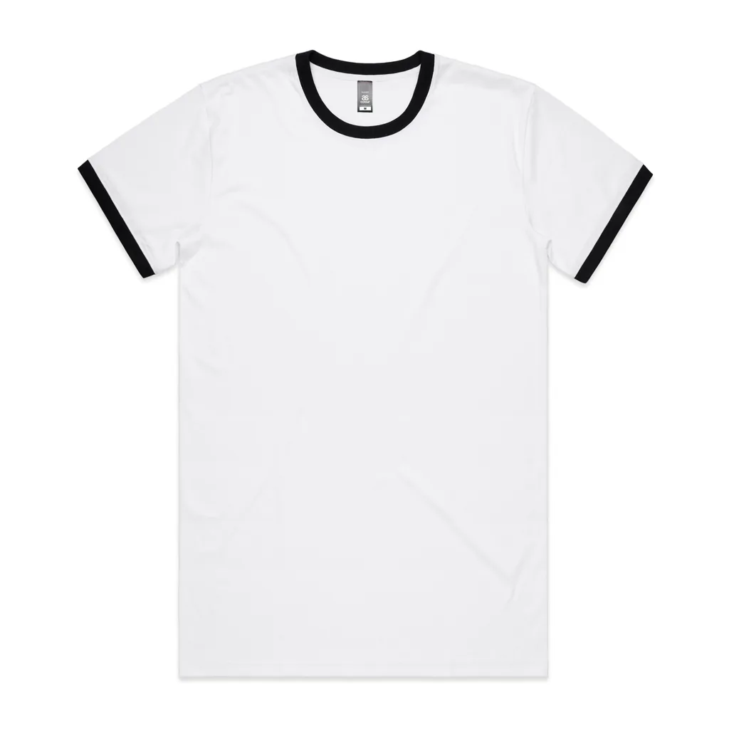 Custom-print t-shirt blank — Staple Ringer Tee, AS Colour style 5053