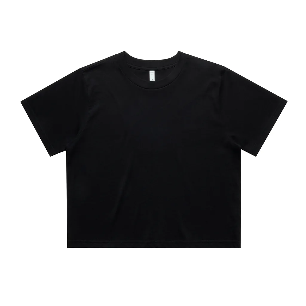 Custom-print t-shirt blank — Women's Classic Crop Tee, AS Colour style 4072