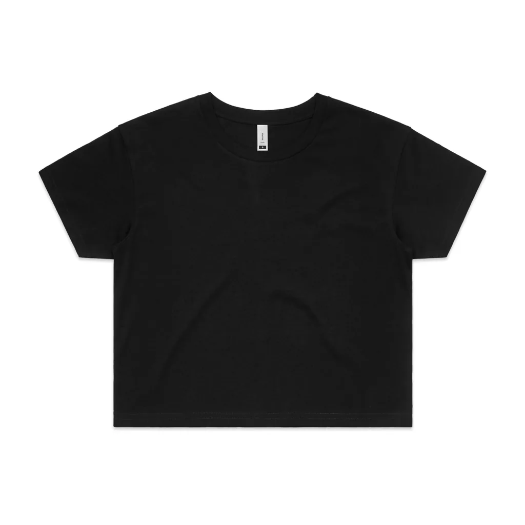 Custom-print t-shirt blank — Women's Crop Tee, AS Colour style 4062