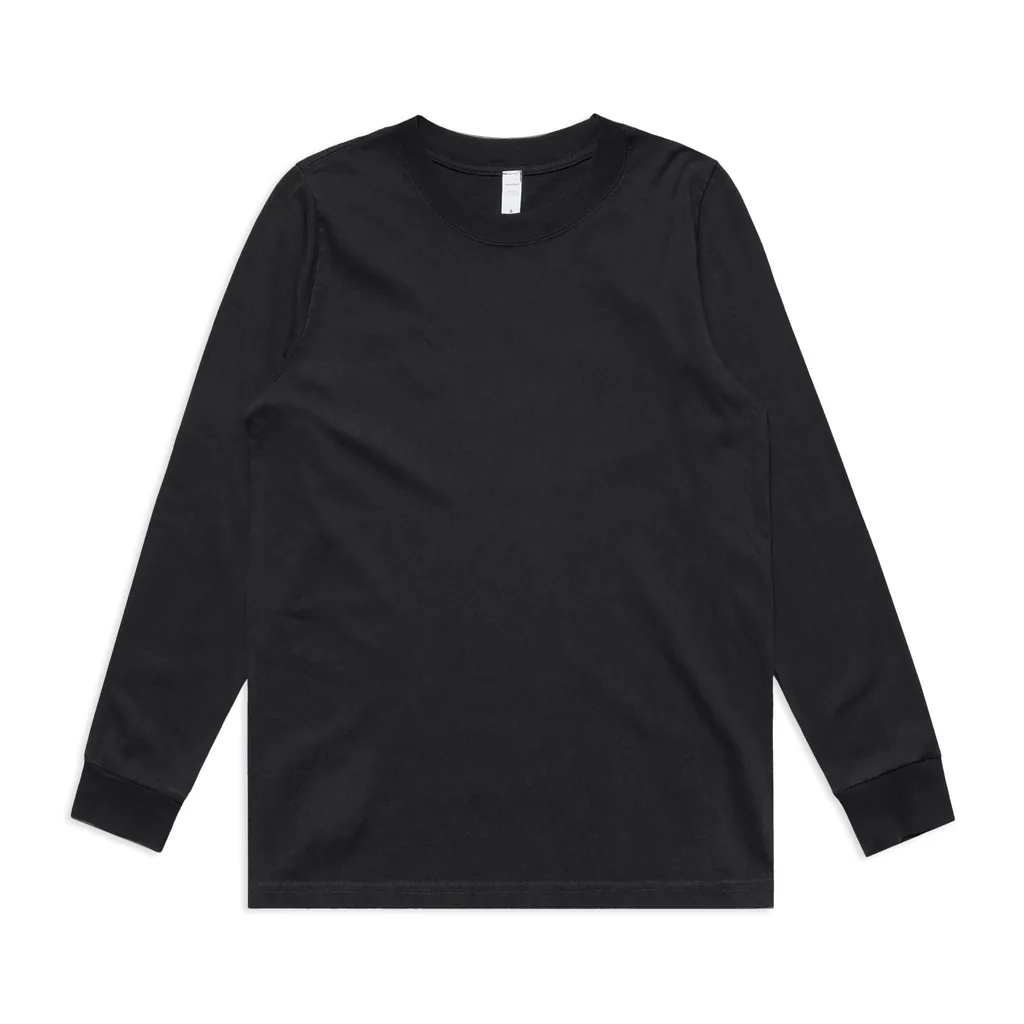 Custom-print long sleeve tee blank — Women's Heavy Faded L/S Tee, AS Colour style 4083