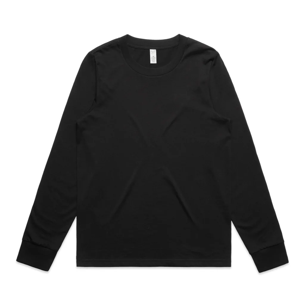 Custom-print long sleeve tee blank — Women's Maple L/S Tee, AS Colour style 4020