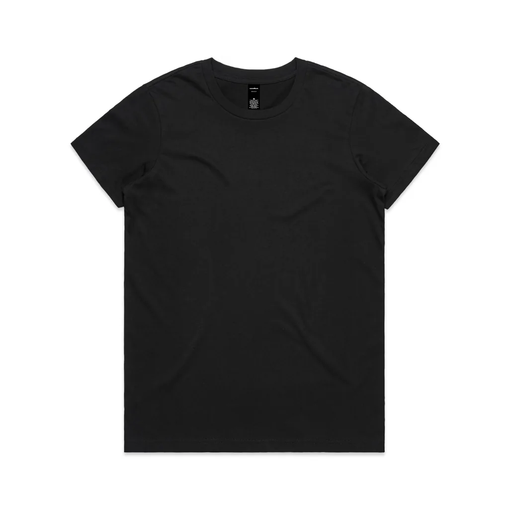 Custom-print t-shirt blank — Women's Maple Tee, AS Colour style 4001