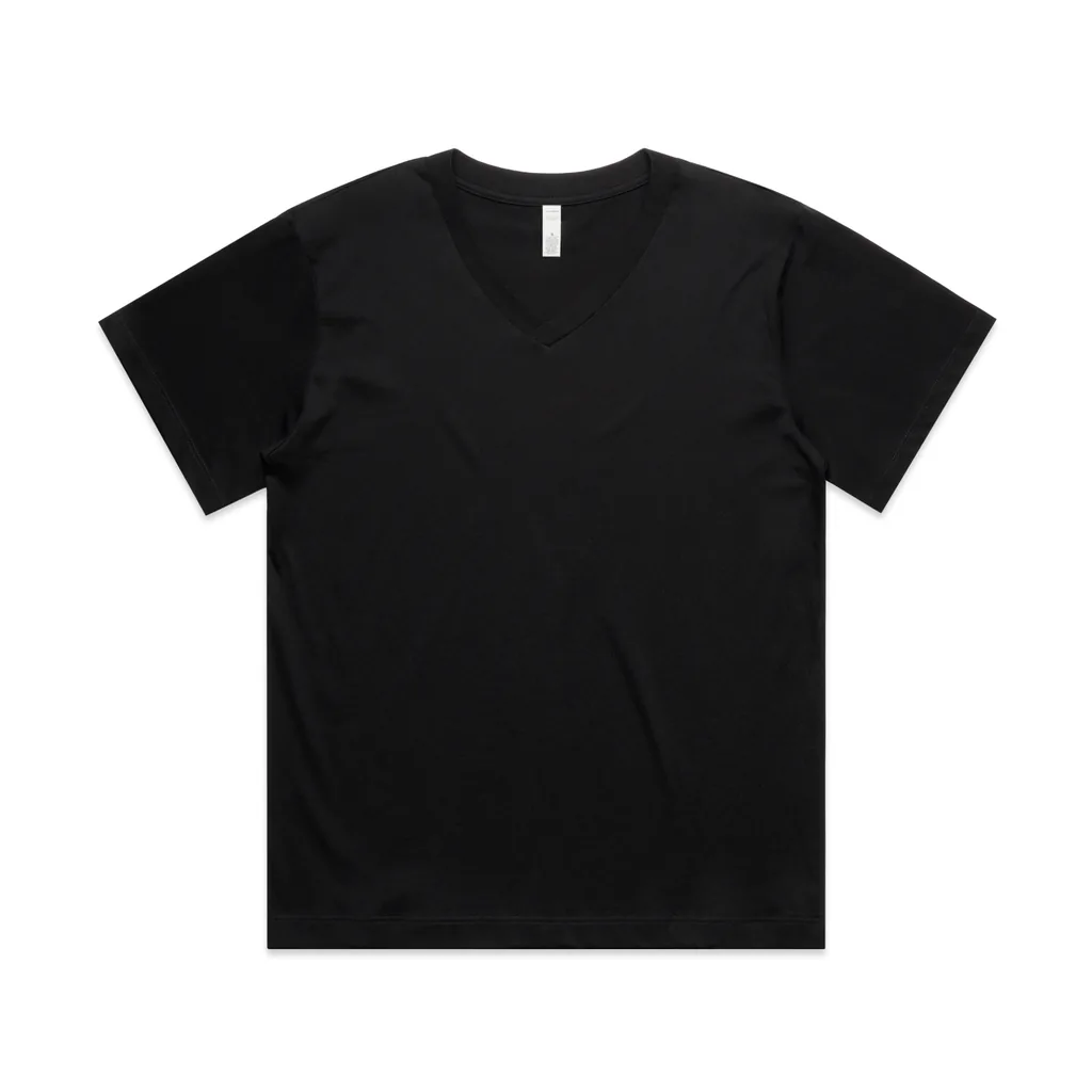 Custom-print t-shirt blank — Women's Martina V Neck Tee, AS Colour style 4095