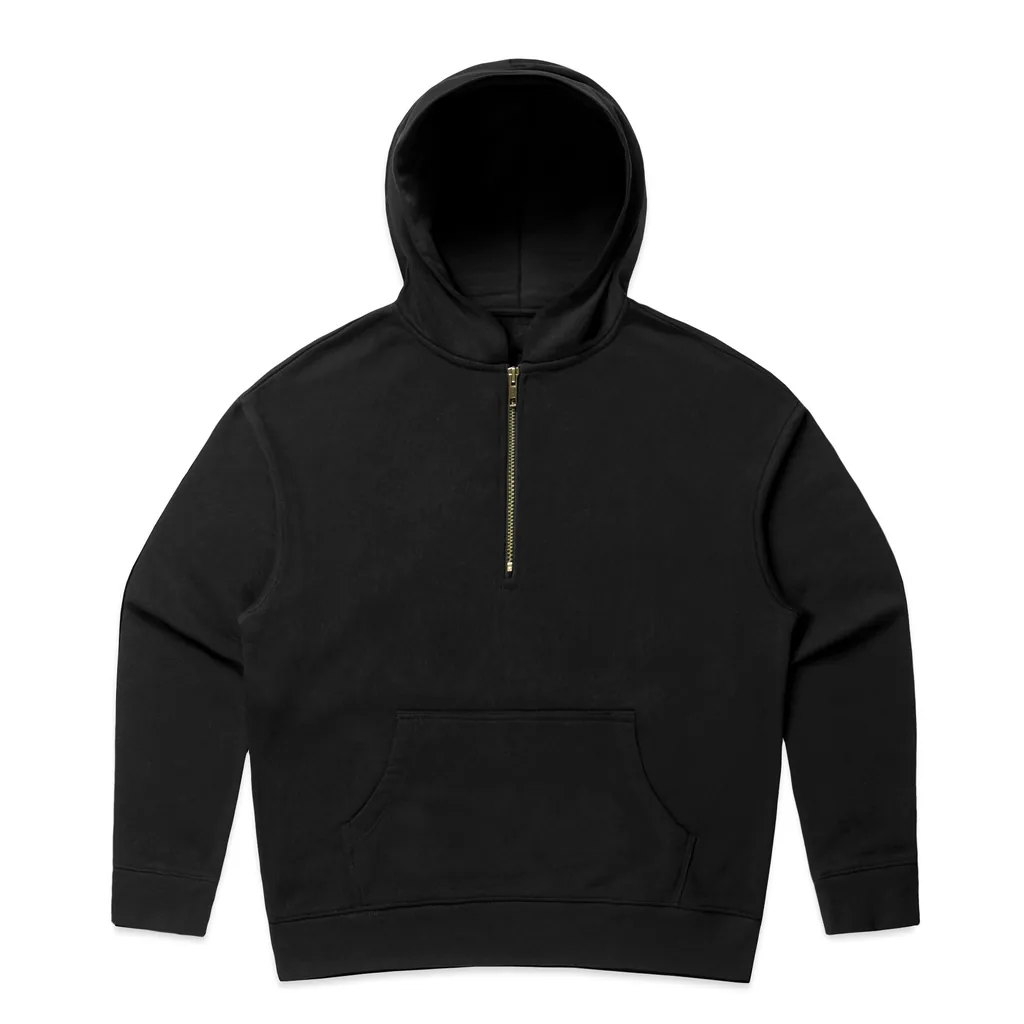 Custom-print hoodie blank — Women's Relax Half Zip Hood, AS Colour style 4164