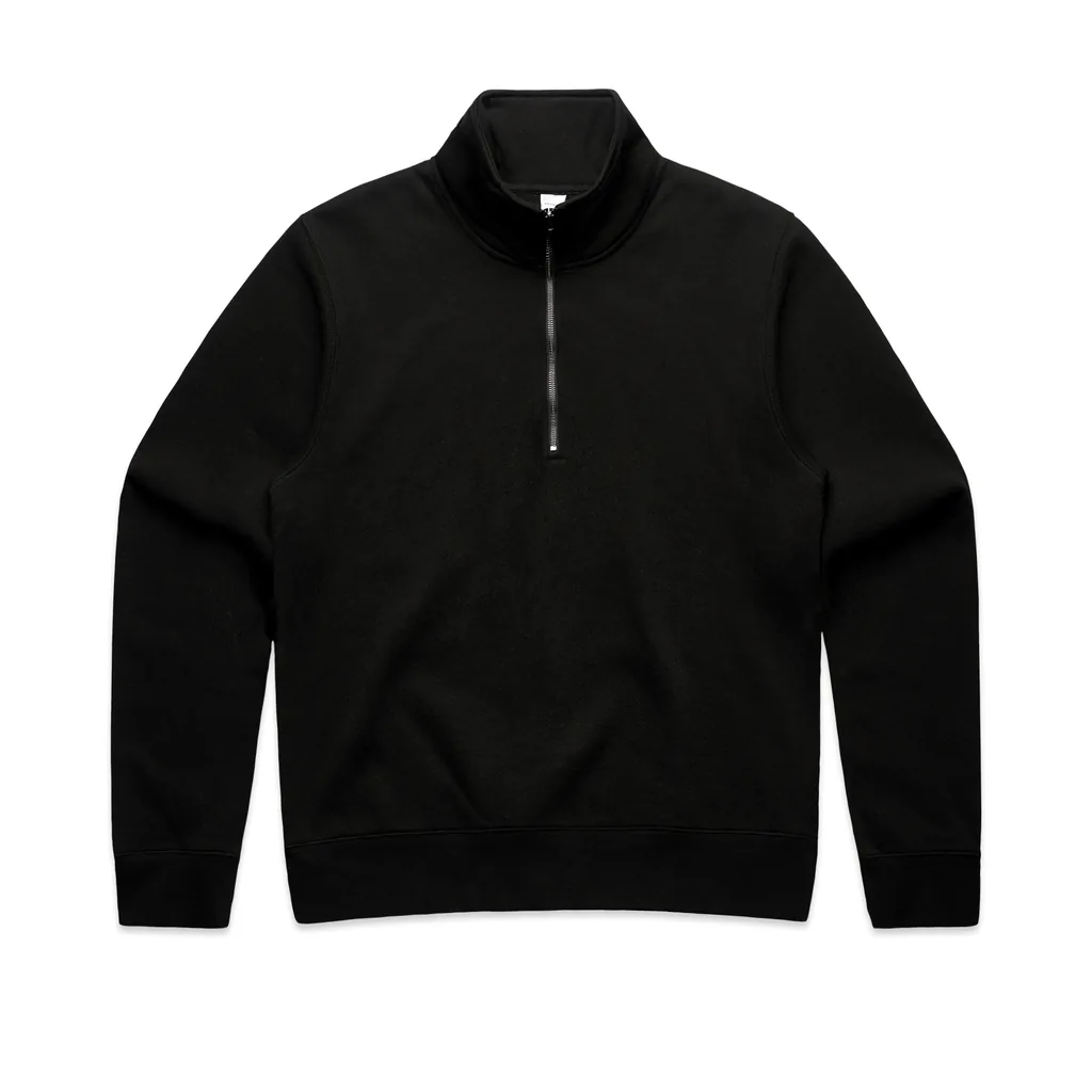 Custom-print zip hoodie blank — Women's Stencil Half Zip Crew, AS Colour style 4125