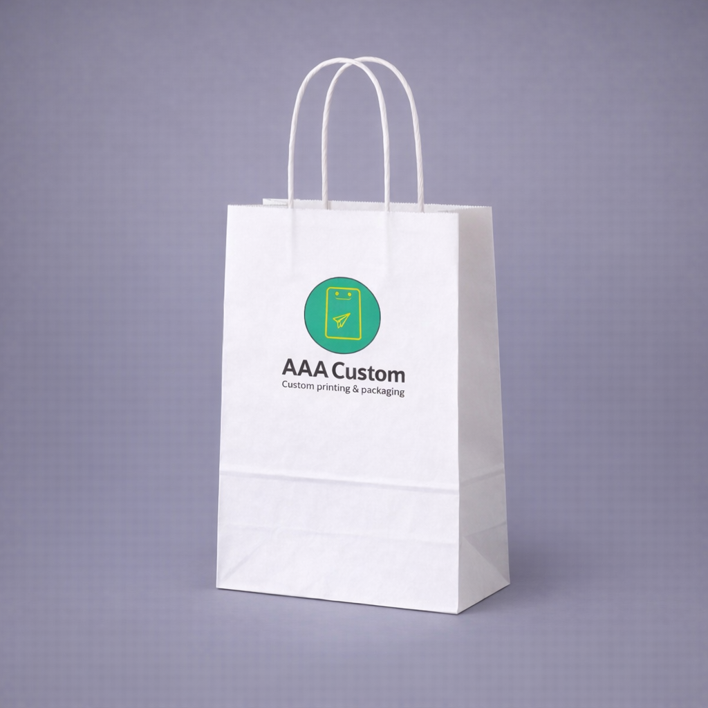 Debbie White Paper Bags