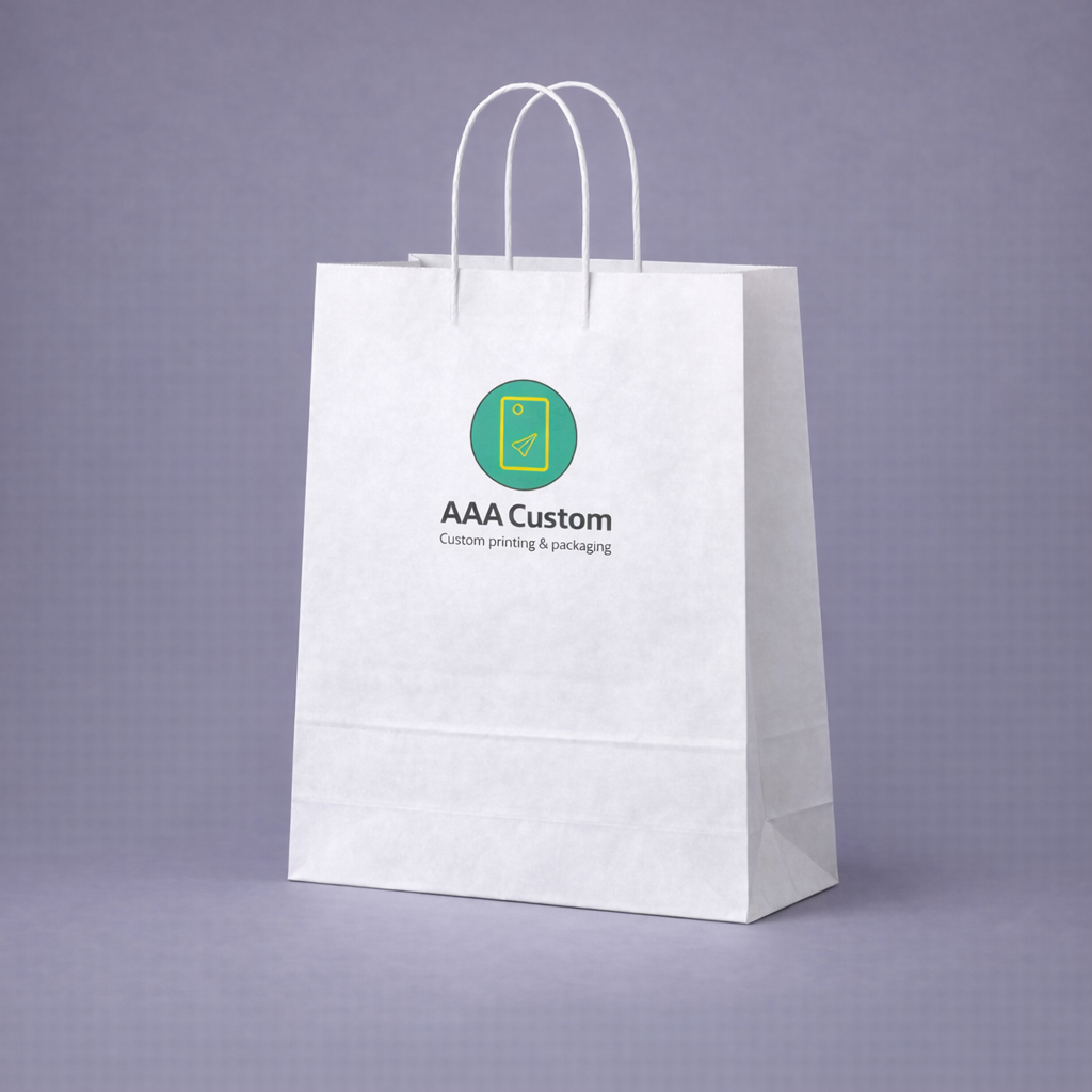 Jumbo White Paper Bags