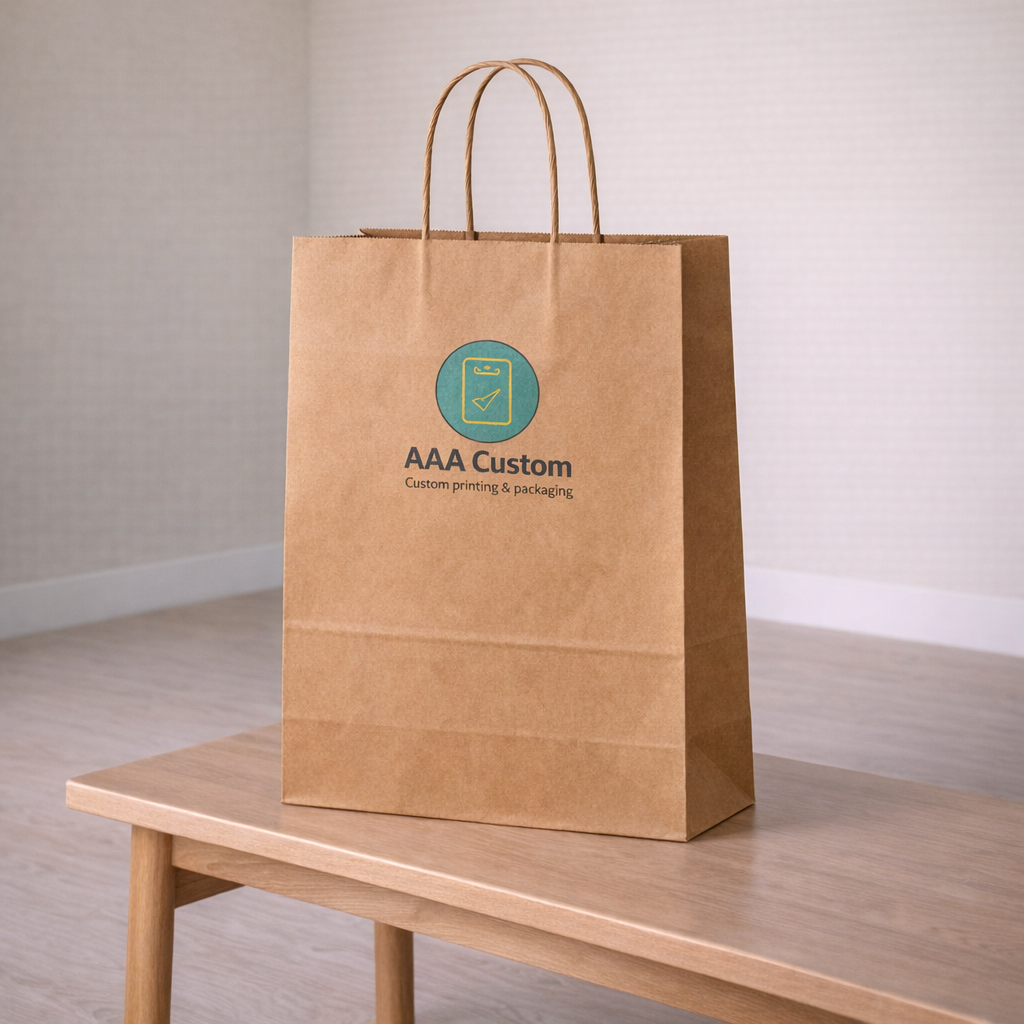 Mart Kraft Paper Bags lifestyle product photo 2