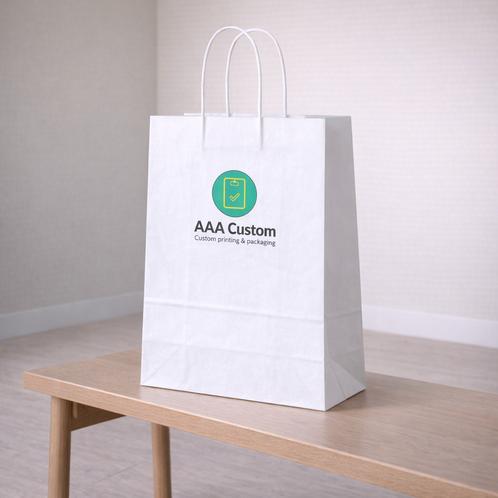 Mart White Paper Bags lifestyle product photo 2