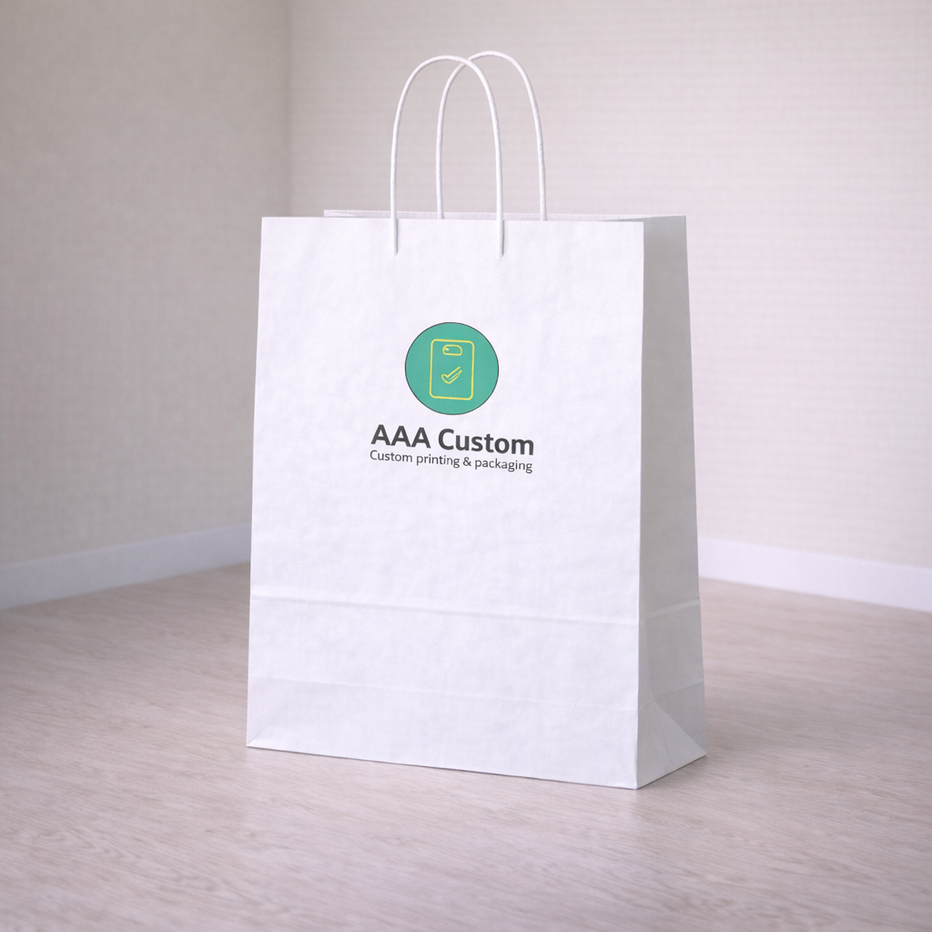 Queen White Paper Bags lifestyle product photo 1