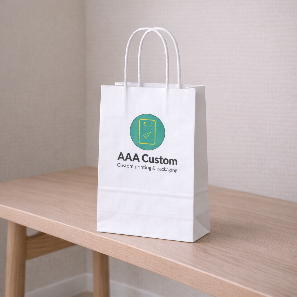 Rose White Paper Bags lifestyle product photo 2