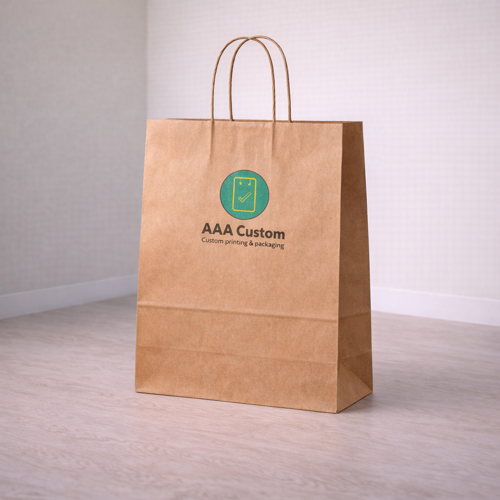 Vogue Kraft Paper Bags lifestyle product photo 2