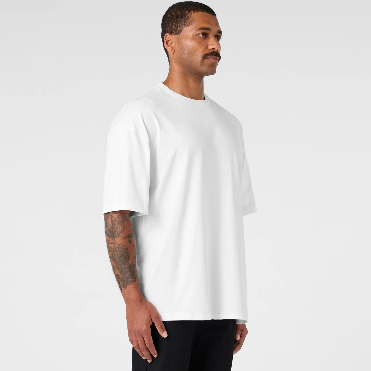 Block Oversized Tee - Detail View