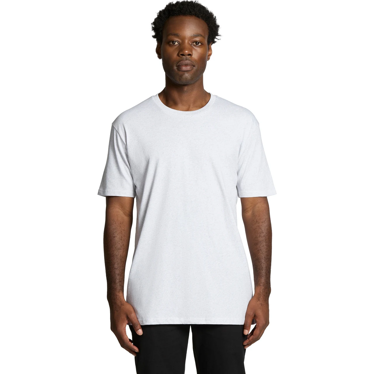 Staple Heather Tee - Detail View