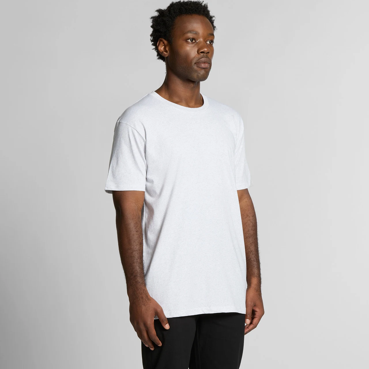 Staple Heather Tee - Detail View