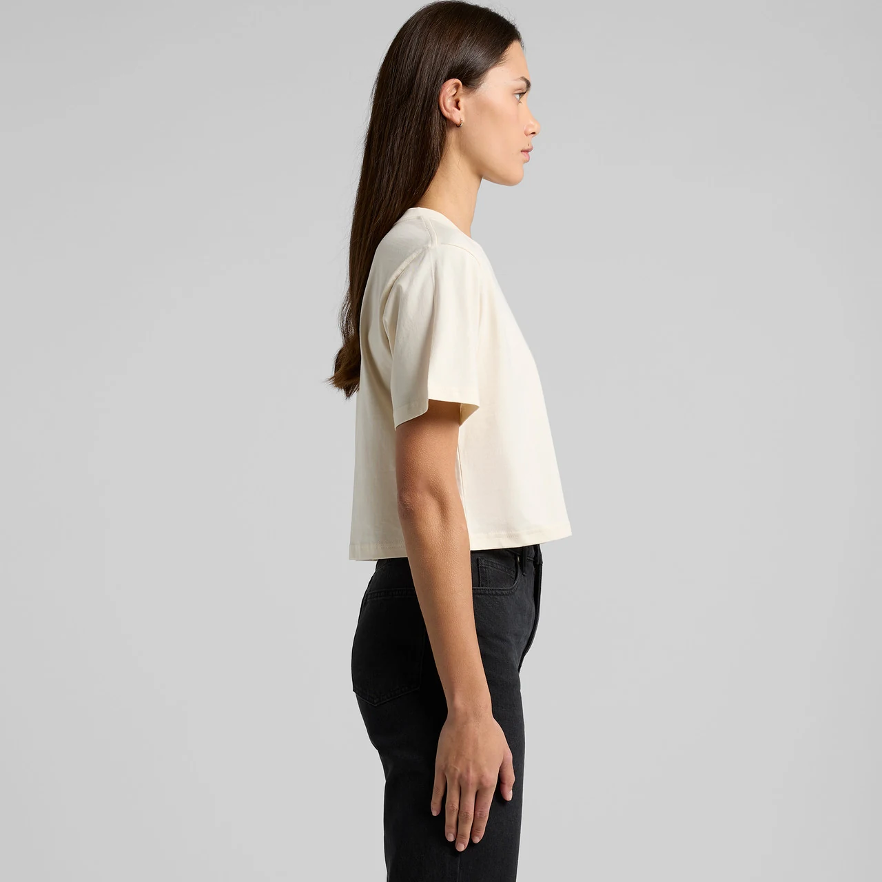 Wo's Classic Crop Tee - Detail View