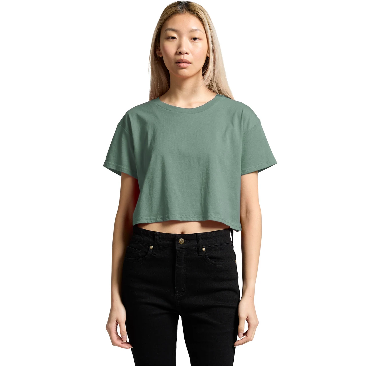 Wo's Crop Tee - Detail View