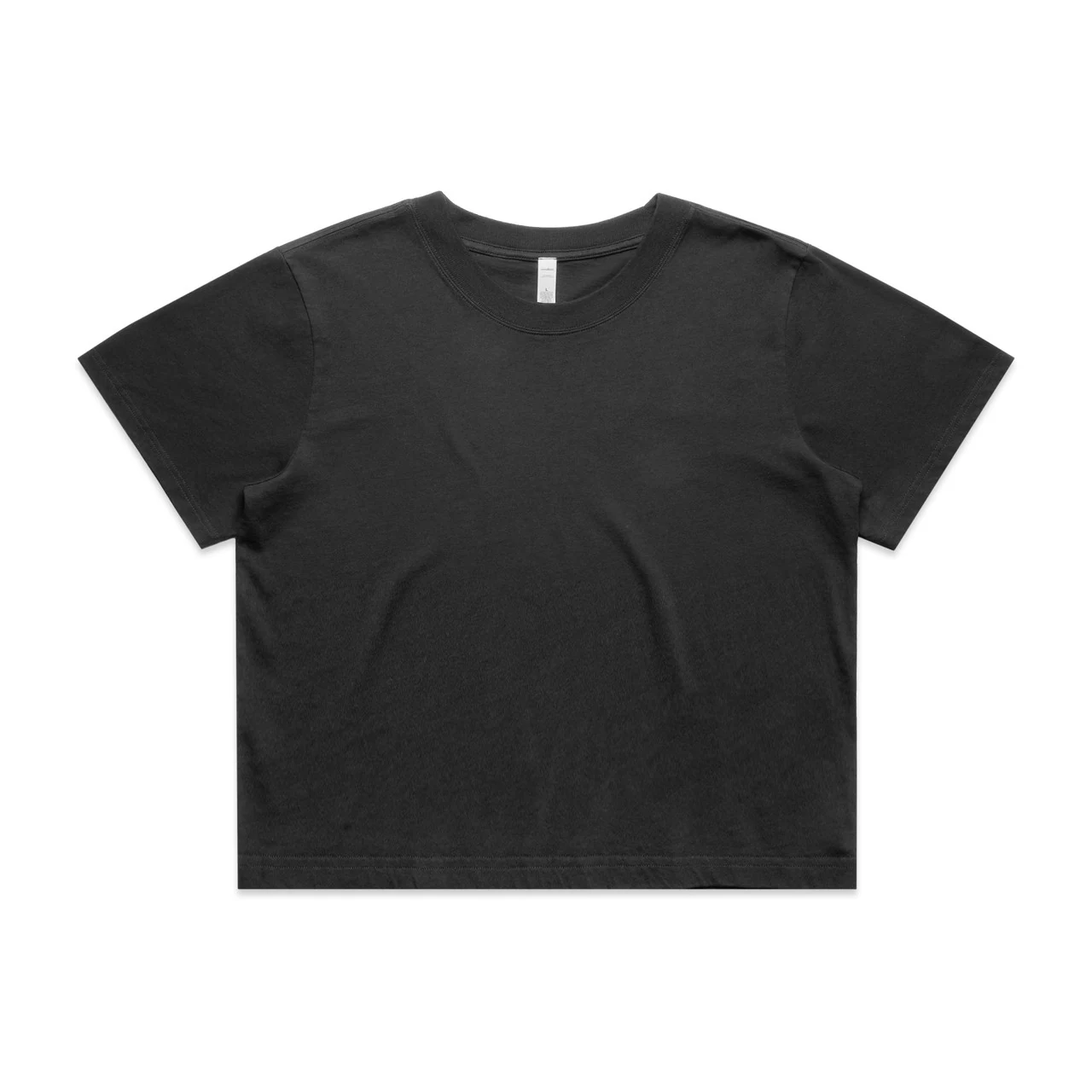 Wo's Heavy Faded Crop Tee - Detail View