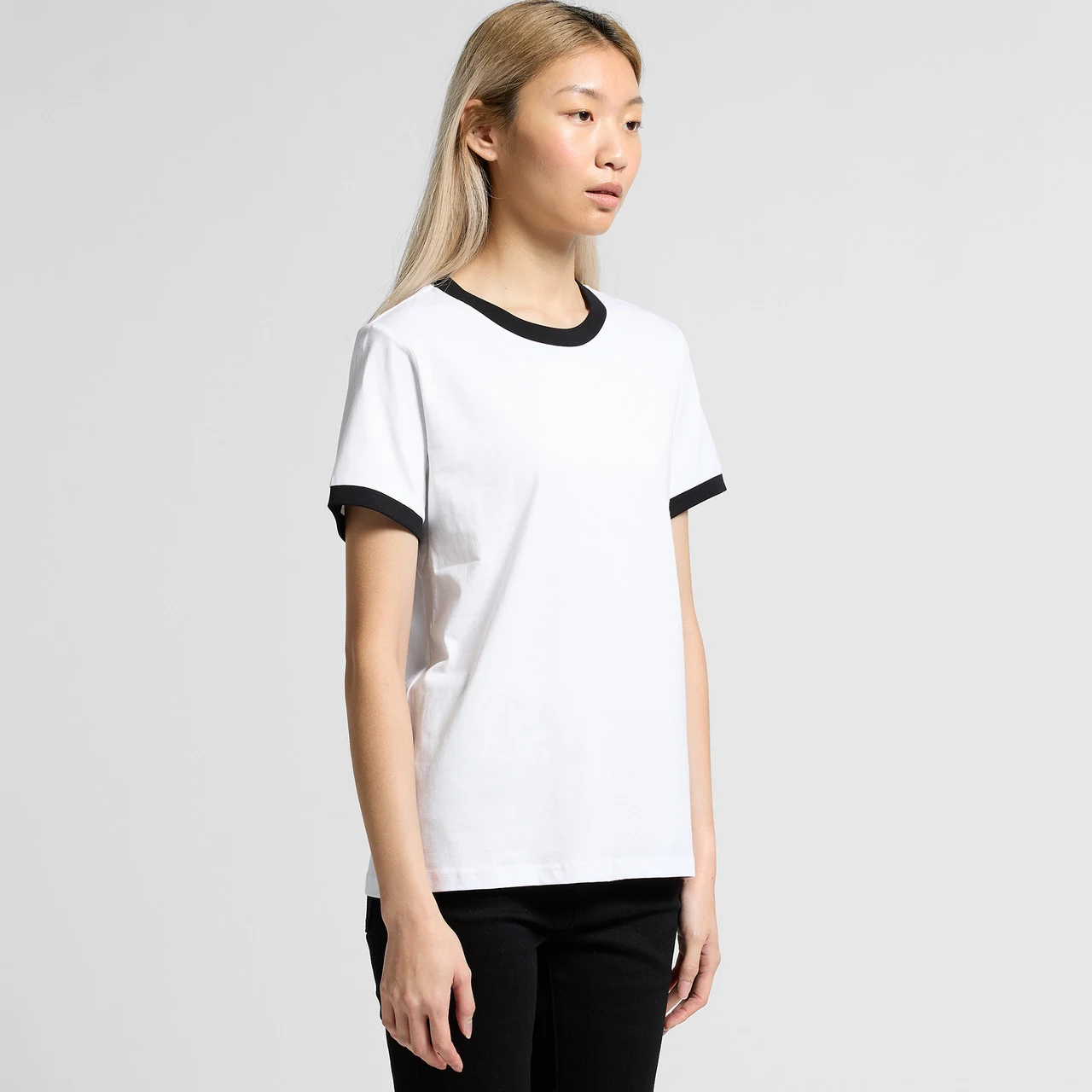 Wo's Maple Ringer Tee - Detail View