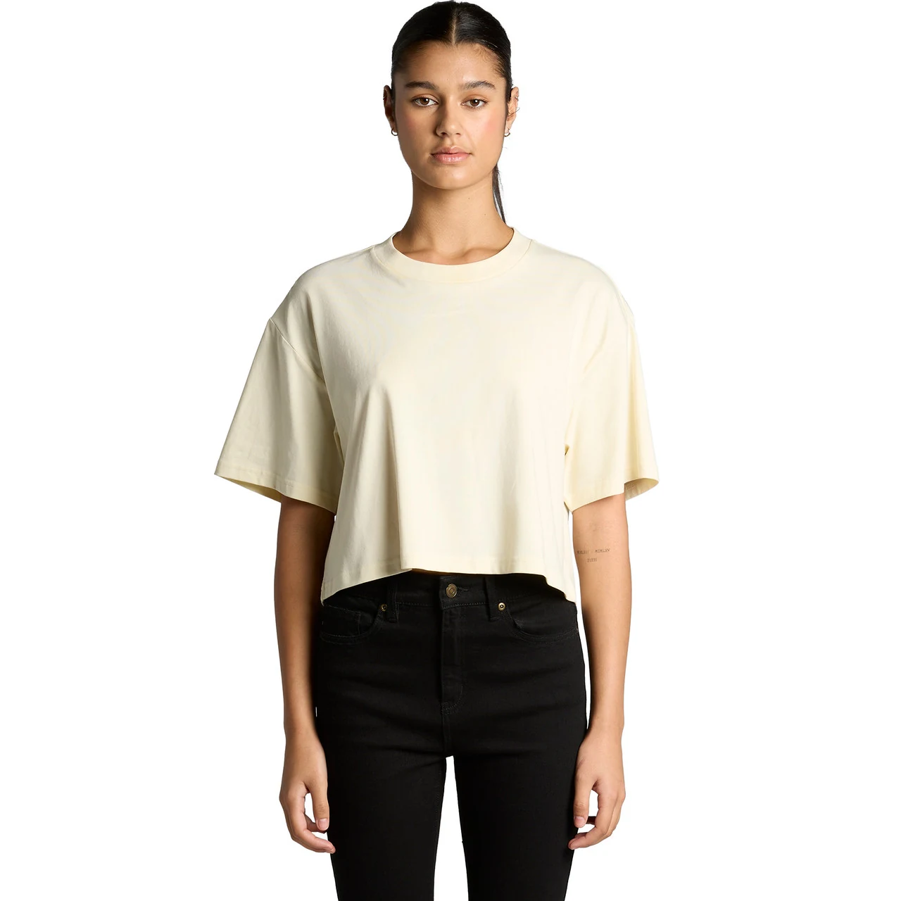 Wo's Martina Crop Tee - Detail View