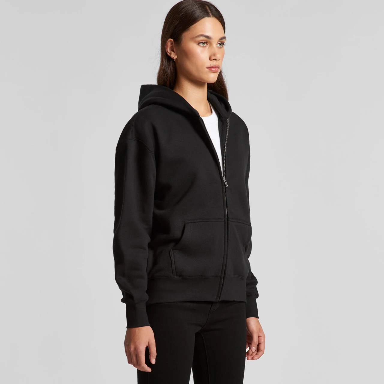 Wo's Relax Zip Hood - Detail View