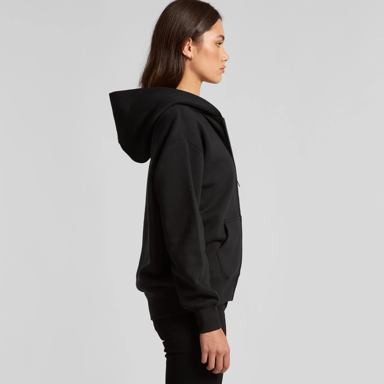 Wo's Relax Zip Hood - Detail View