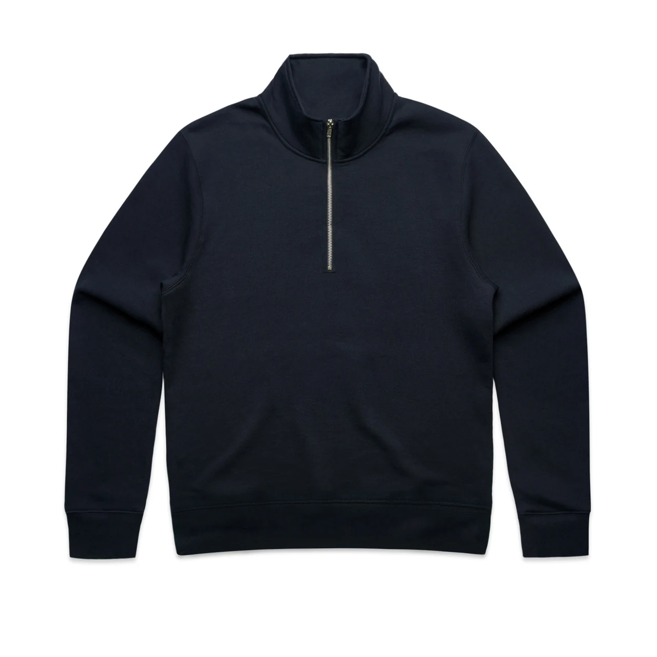 Wo's Stencil Half Zip Crew - Detail View